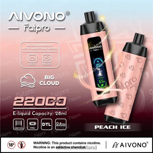 perzik ijs Aivono Fatpro 22000 P8J065 | Aivono Nederland